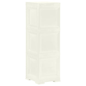 Kunststoffschrank Holzdesign Vanilleeis 40x43x125 cm
