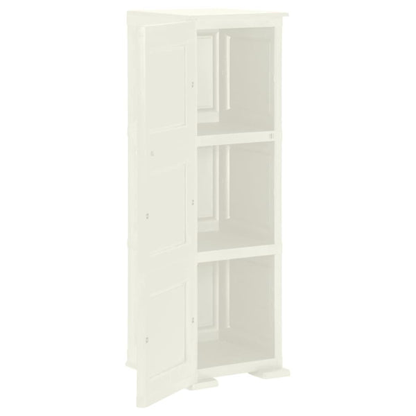 Kunststoffschrank Holzdesign Vanilleeis 40x43x125 cm