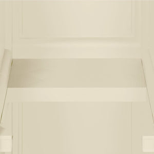 Kunststoffschrank Holzdesign Angora-Weiß 40x43x125cm
