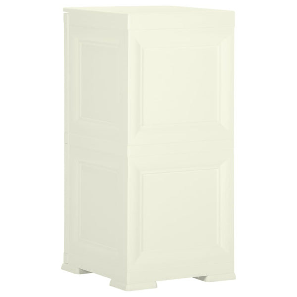 Kunststoffschrank Holzdesign Vanilleeis 85,5 cm