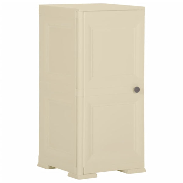 Kunststoffschrank Holzdesign Angora-Weiß 85,5cm