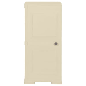 Kunststoffschrank Holzdesign Angora-Weiß 85,5cm