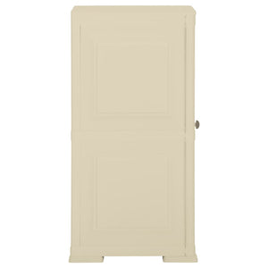 Kunststoffschrank Holzdesign Angora-Weiß 85,5cm