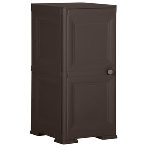 Kunststoffschrank Holzdesign Braun 40x43x85,5 cm