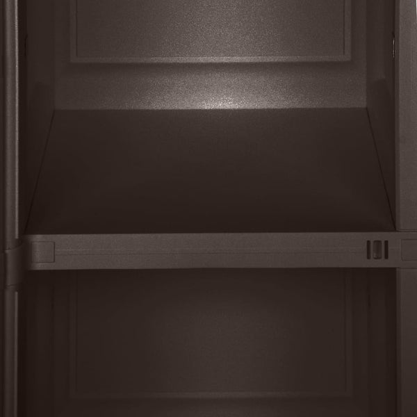 Kunststoffschrank Holzdesign Braun 40x43x85,5 cm