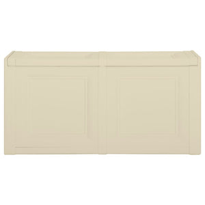 Kissenbox Angora Weiß 85 L