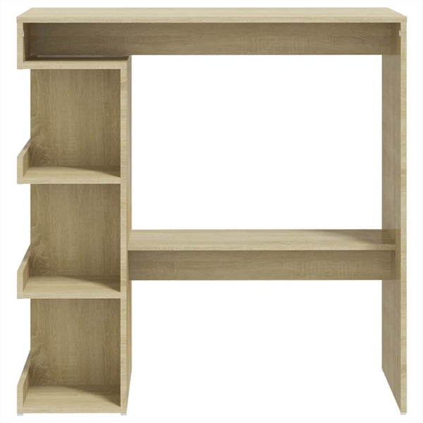 Bartisch Sonoma Eiche mit Regal, 100cm