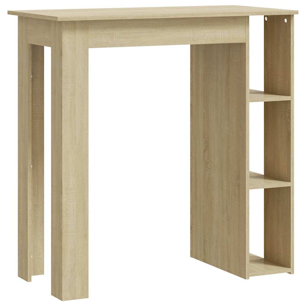 Bartisch Sonoma-Eiche mit Regal