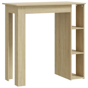 Bartisch Sonoma-Eiche mit Regal