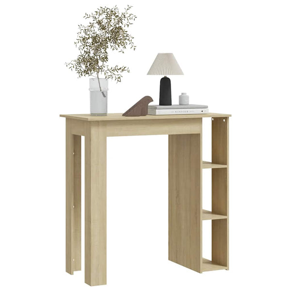 Bartisch Sonoma-Eiche mit Regal