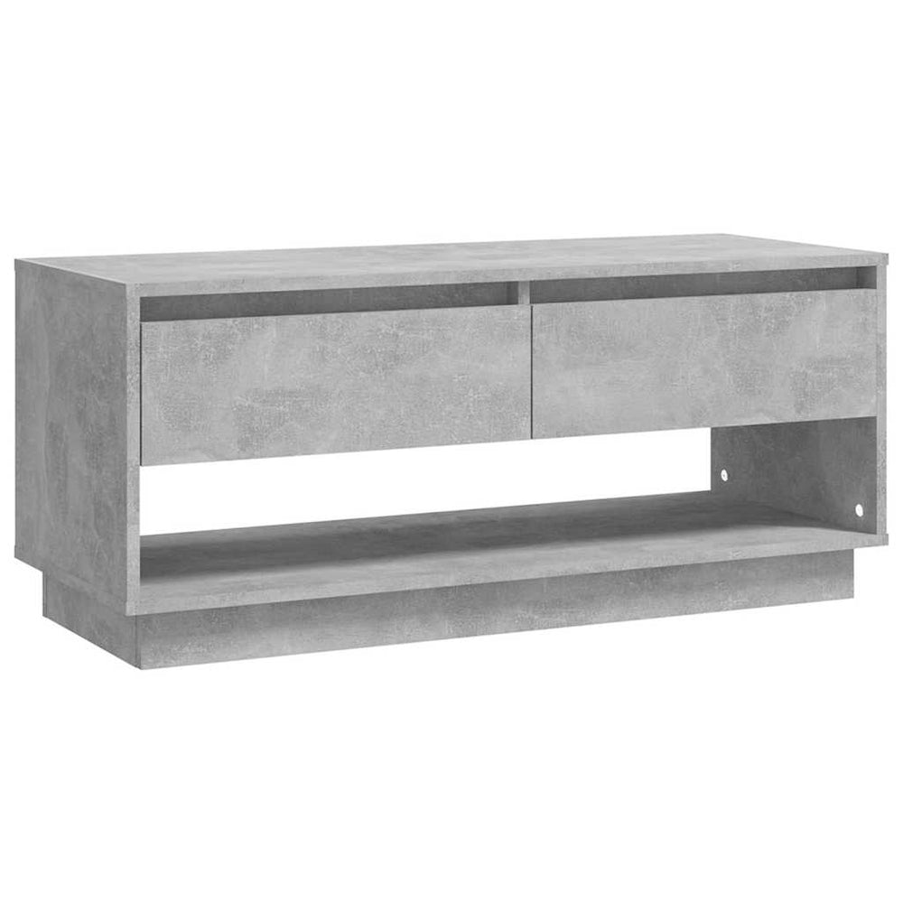 Betongrau TV-Schrank 102 cm