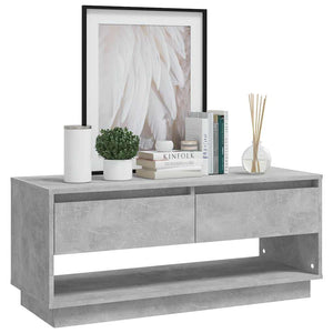 Betongrau TV-Schrank 102 cm