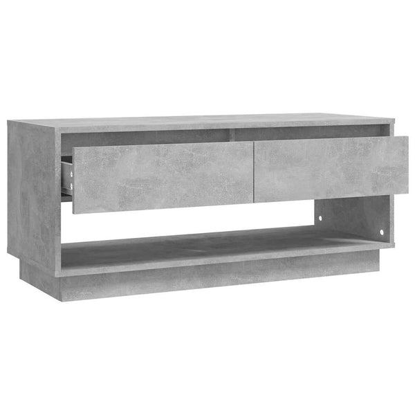 Betongrau TV-Schrank 102 cm