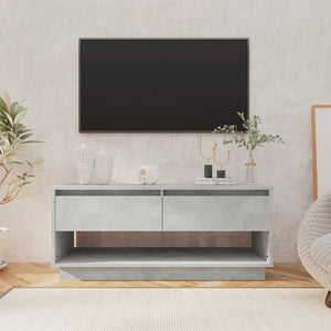 Betongrau TV-Schrank 102 cm