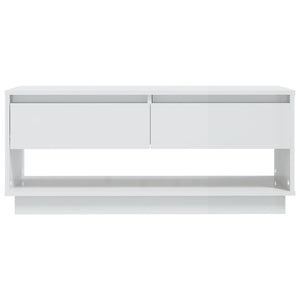 TV-Schrank Hochglanz Weiß 102 cm