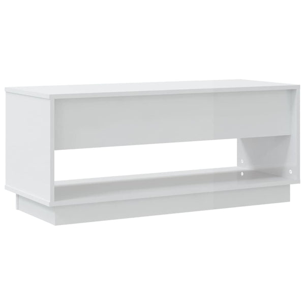 TV-Schrank Hochglanz Weiß 102 cm