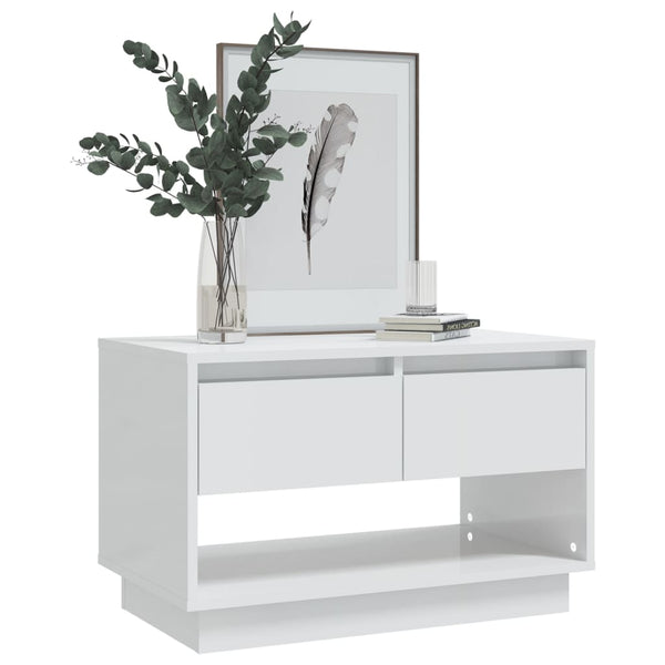 TV-Schrank Hochglanz Weiß 70 cm