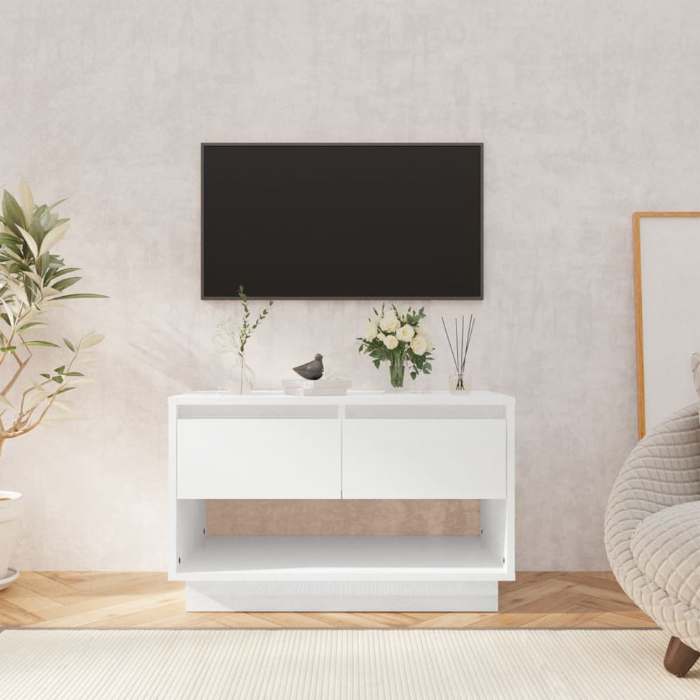 TV-Schrank Hochglanz Weiß 70 cm