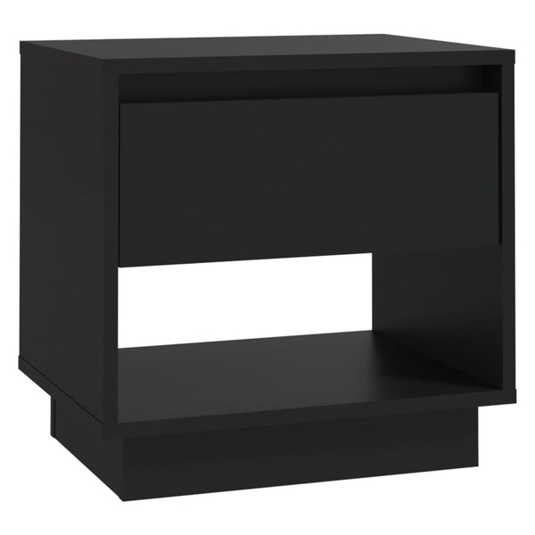 Schwarzer Nachttisch 45x34x44 cm