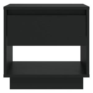 Nachttische 2er Set Schwarz Holz
