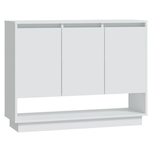 Weißes Sideboard 97 cm Holzwerkstoff