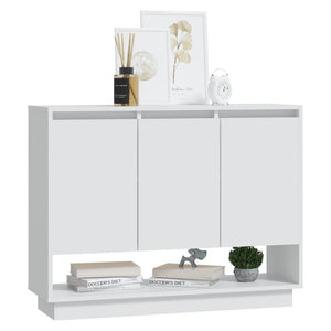 Weißes Sideboard 97 cm Holzwerkstoff