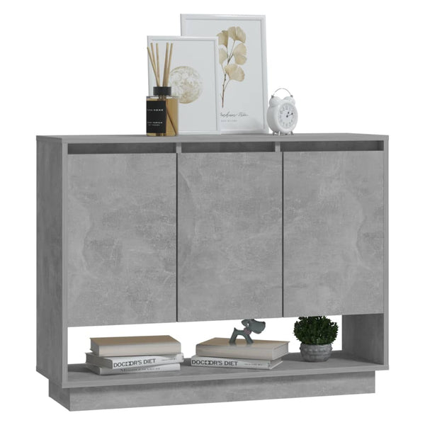 Betongraues Sideboard 97 cm