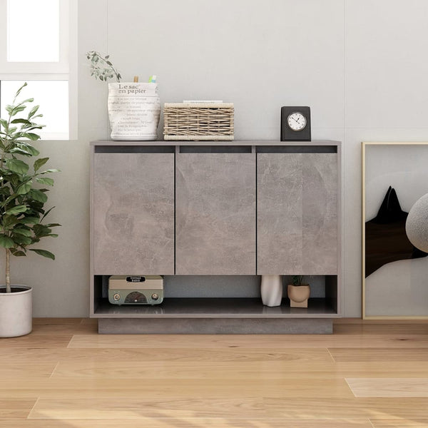 Betongraues Sideboard 97 cm