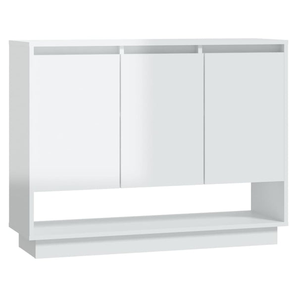 Hochglanz Weißes Sideboard 97 cm