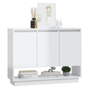 Hochglanz Weißes Sideboard 97 cm