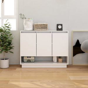 Hochglanz Weißes Sideboard 97 cm