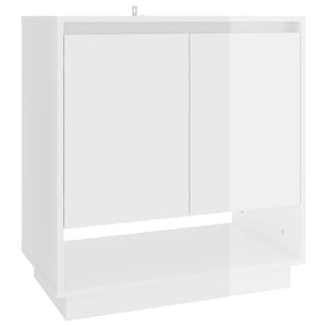 Hochglanz Weißes Sideboard 70 cm