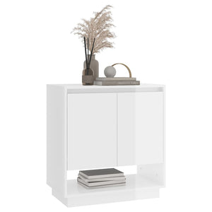 Hochglanz Weißes Sideboard 70 cm