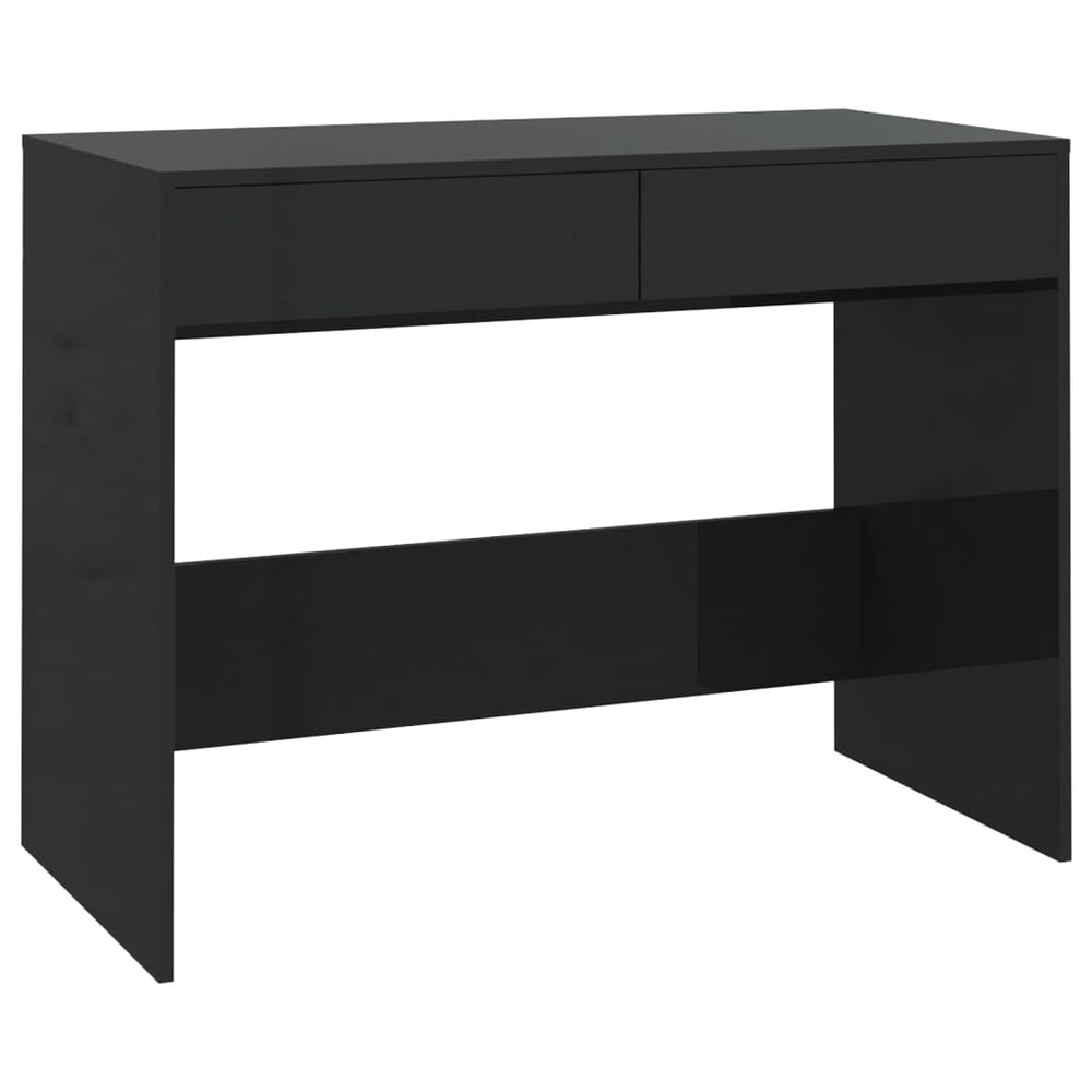 Schwarzer Schreibtisch 101 cm