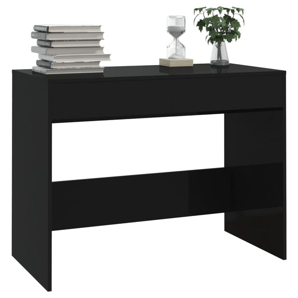 Schwarzer Schreibtisch 101 cm
