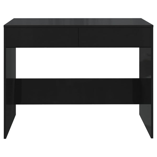 Schwarzer Schreibtisch 101 cm