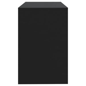 Schwarzer Schreibtisch 101 cm