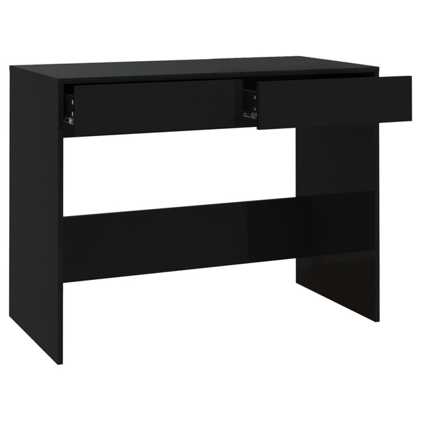 Schwarzer Schreibtisch 101 cm