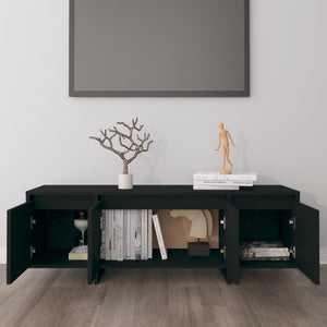 Schwarzer TV-Schrank 120 cm