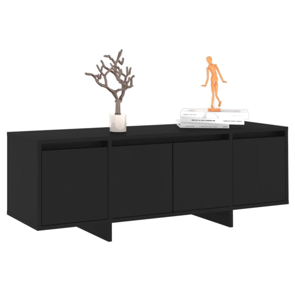 Schwarzer TV-Schrank 120 cm