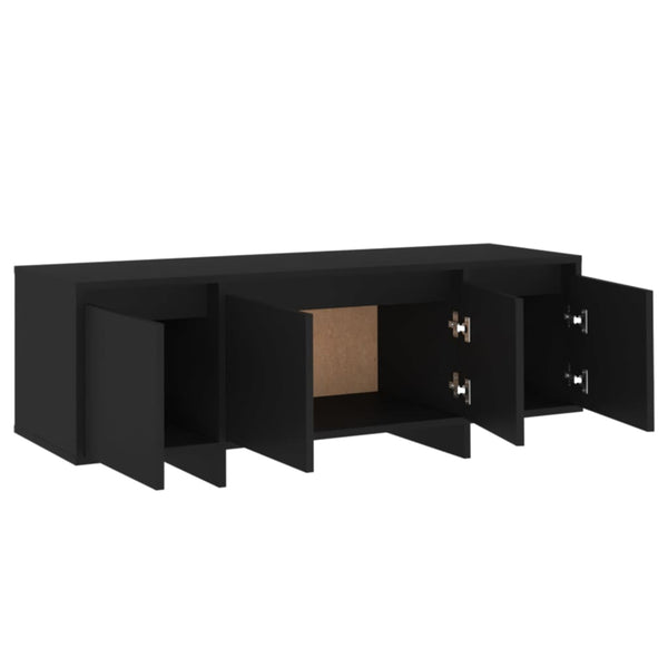 Schwarzer TV-Schrank 120 cm
