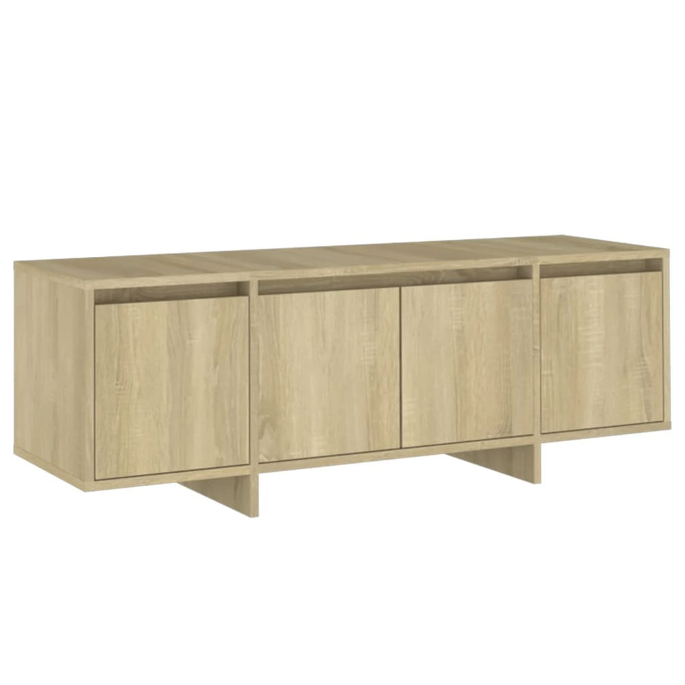 Meuble TV vidaXL chêne Sonoma 120x30x40,5 cm bois d'ingénierie