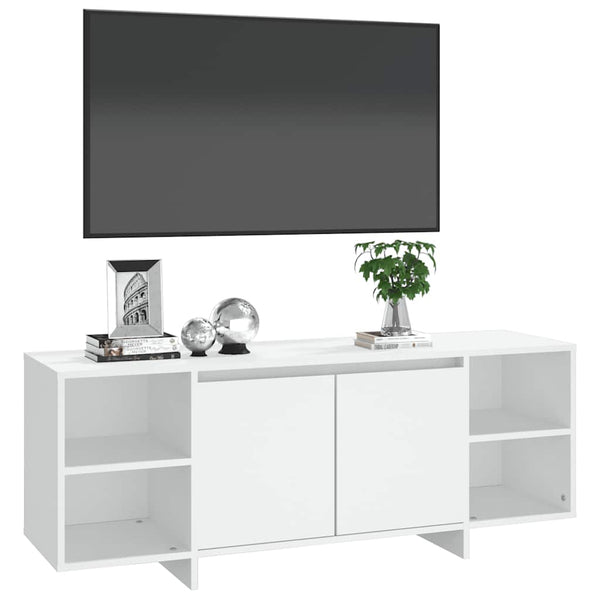 Weißer TV-Schrank 130 cm