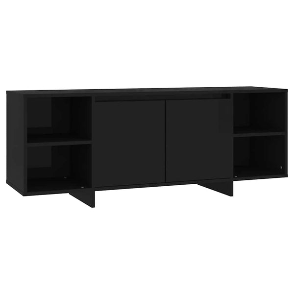 Schwarzer TV-Schrank 130 cm