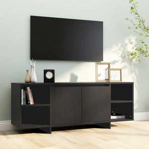 Schwarzer TV-Schrank 130 cm