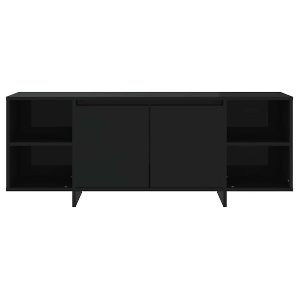 Schwarzer TV-Schrank 130 cm
