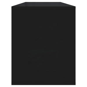 Schwarzer TV-Schrank 130 cm