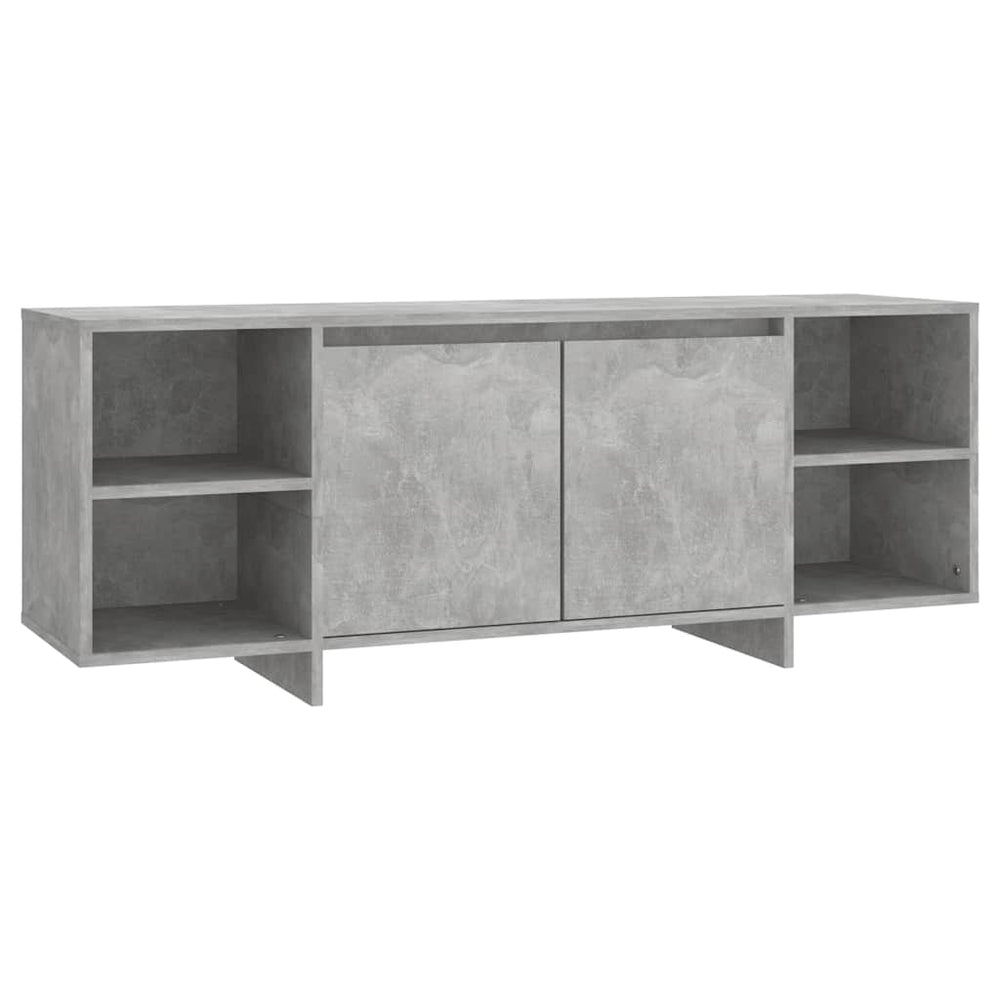 Meuble TV vidaXL gris béton 130x35x50 cm aggloméré