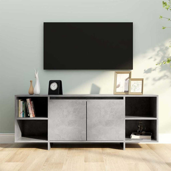 TV-Schrank Betongrau 130 cm