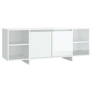 TV-Schrank Weiß Hochglanz 130 cm